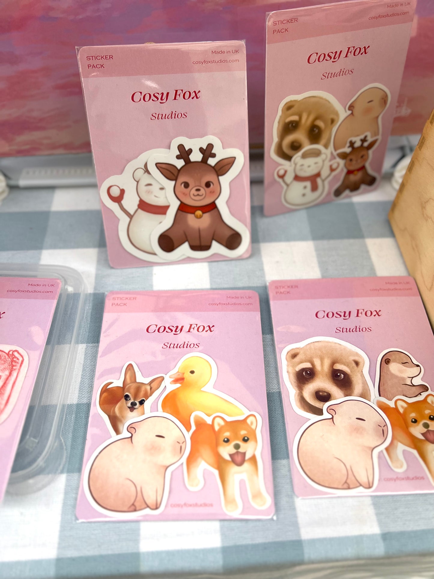 Cute animals sticker pack