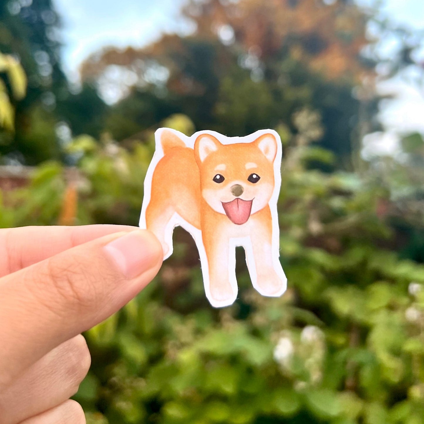 Retro Nintendogs Shiba Sticker Nintendo DS